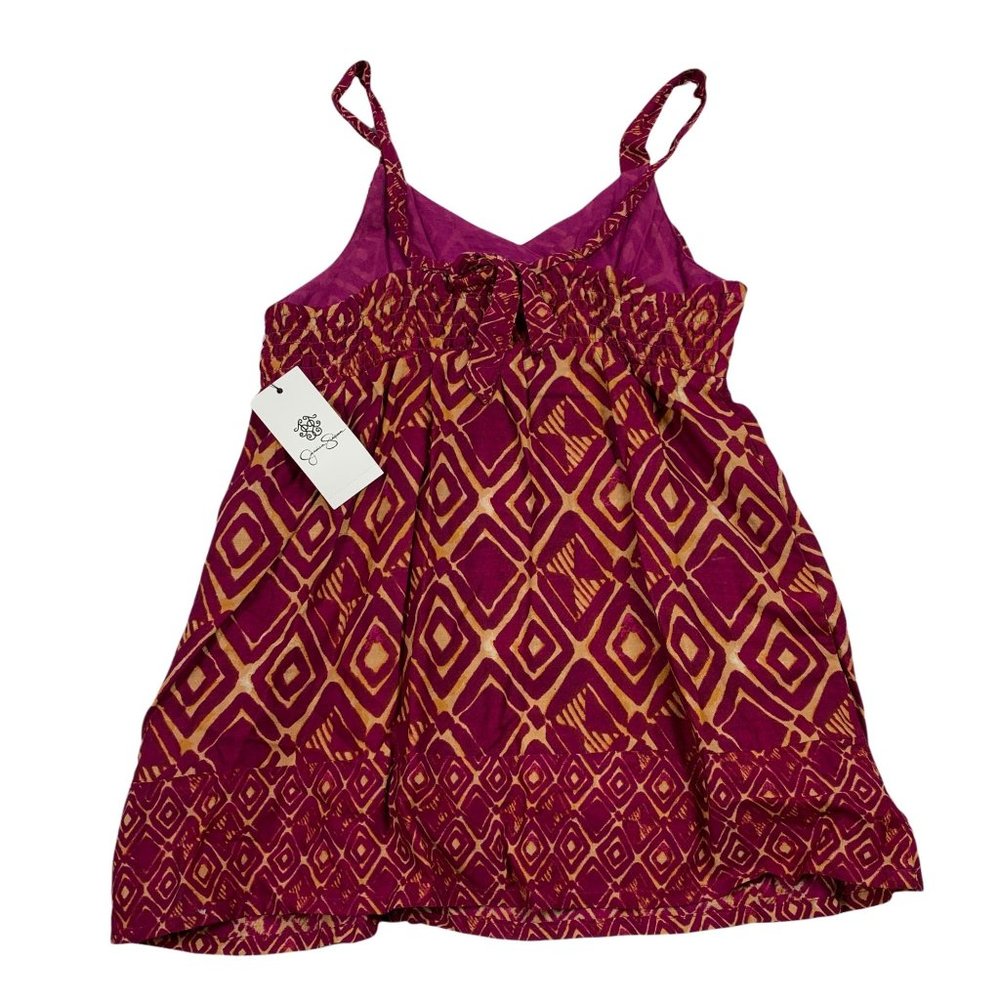 Jessica Simpson Medium Tank Top NWT Girl's Adrine Desert Gypsy 8 10 60150572-qr2 - Picture 2 of 4